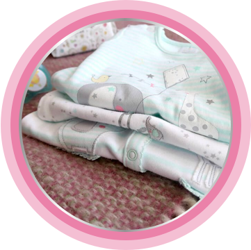 Remember to always carry some baby cream with you. Baby clothes.