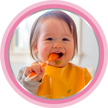 Baby protected against rash with nappy cream is a happy baby