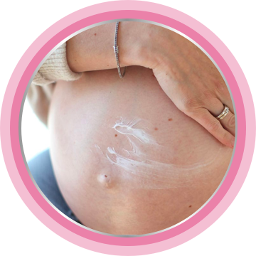 Bepanthen baby cream helps deal with nappy rash.